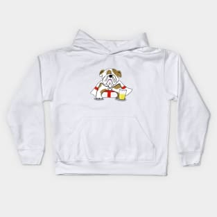 English Ale Bulldog Kids Hoodie